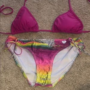 Multi colored bikini